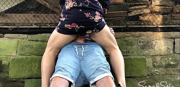  Fucking at an abondand barnyard - outdoor sex